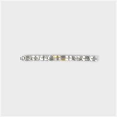 Dolan Bullock Milan Diamond Two-Tone Bracelet 18kt & S. Steel